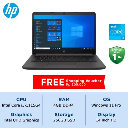 HP Business Notebook 240 G8 (Core i3-1115G4, 4GB, 256GB SSD, Win 11 Pr