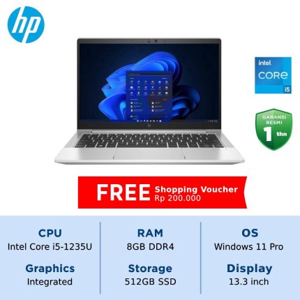 HP EliteBook 630 G9 (Core i5-1235U, 8GB, 512GB SSD,Win 11 Pro)