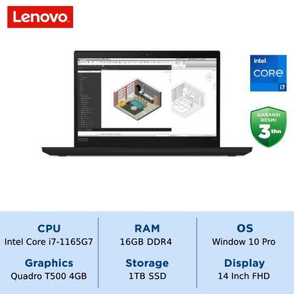LENOVO ThinkPad P14s Gen 2 (Core i7-1165G7, 16GB, 1TB SSD, Quadro T500)